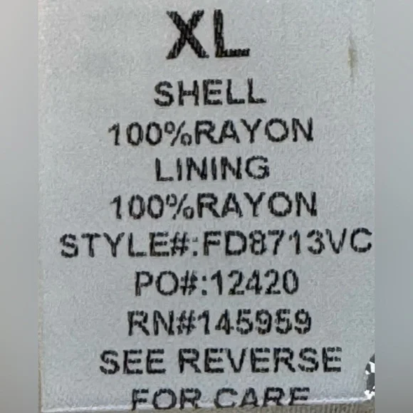 VICI Cream & Brown Floral Maxi Dress, Back Tie Closure, Size X-Large - Picture 10 of 11